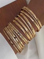Women's Elegant Cuff Bangle, Fashion Jewelry for Party, Daily Clothing Decor, Trendy All-match & Exquisite Jewelry for Birthd...