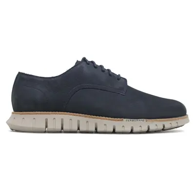 Cole Haan Zerogrand Remastered Plain Toe Nubuck Men's Lace Up Shoes - Navy Blazer Paloma - Size:US 11.5 Men
