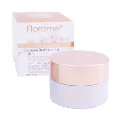 Florame Organic Night Restructuring Balm for Mature Skin of Intense Age 50ml