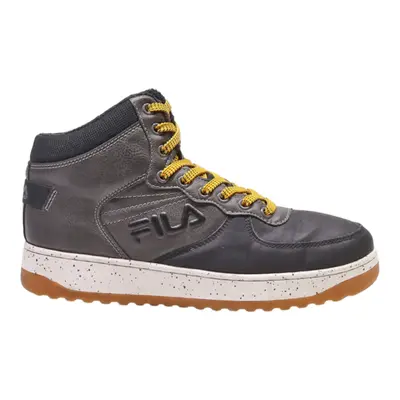 FILA High Top Trainers Grey Leather Mens UK 7.5