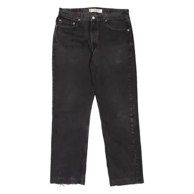 LEVI'S 505 Jeans Mens Black Regular Straight W34 L32