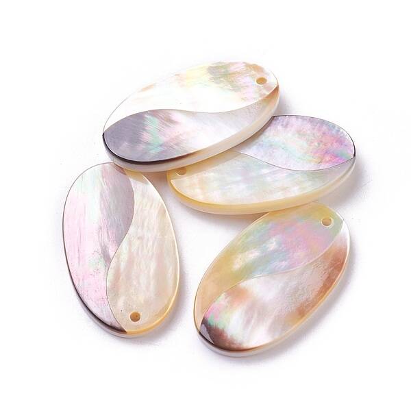 Natural Black Lip Shell Pendants