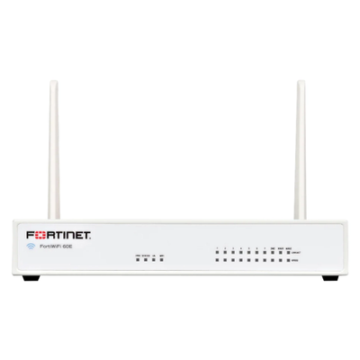 Fortinet FWF-60E-BDL-983-12 | FortiWiFi 60E 10 x Ports GE RJ-45 + 7 x Ports Internal + 2 x Ports WAN + 1 x Port DMZ Managed N...