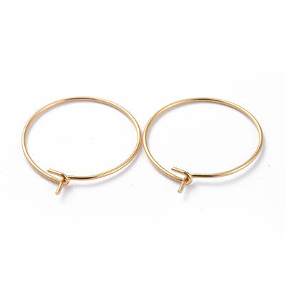 316 Surgical Stainless Steel Hoop Earring Findings