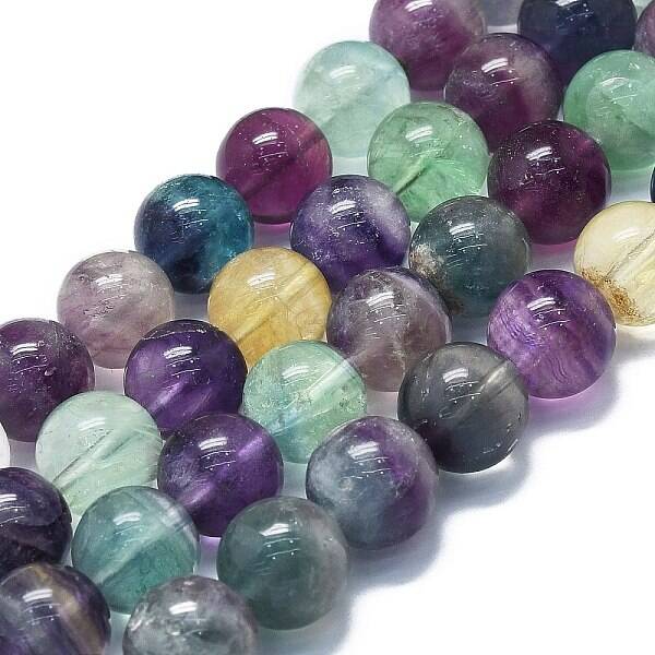 Natural Fluorite Beads Strands