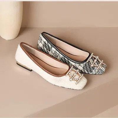 CHIKO Martirio Square Toe Block Heels Pumps Shoes