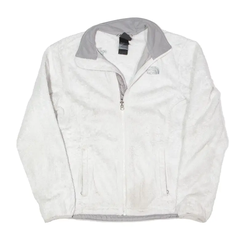 THE NORTH FACE Teddy Fleece Jacket White Womens S