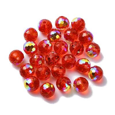 AB Color Plated Glass Beads