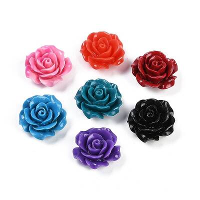 Synthetic Coral Carved Beads