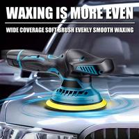 Cordless Car Buffer Polisher - with 2pcs 12V Lithium Rechargeable Battery Cordless Polisher with 8 Variable Speed, Cordless B...