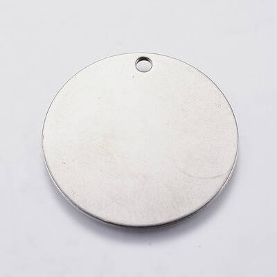 Non-Tarnish 304 Stainless Steel Stamping Blank Tag Pendants