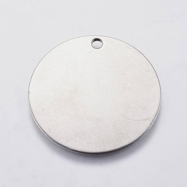 Non-Tarnish 304 Stainless Steel Stamping Blank Tag Pendants