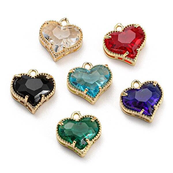 Golden Tone Brass Charms