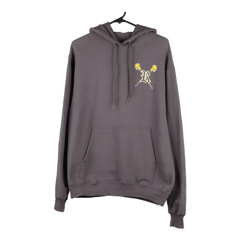 Royals Lacrosse Port & Company Hoodie - Medium Grey Cotton