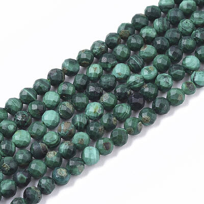 Natural Malachite Beads Strands