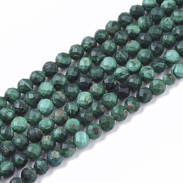 Natural Malachite Beads Strands