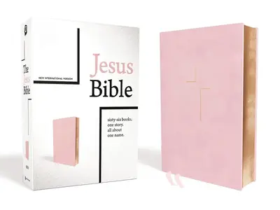The Jesus Bible, NIV Edition, Leathersoft over Board, Pink, Comfort Print Hardcover – October 30, 2018
