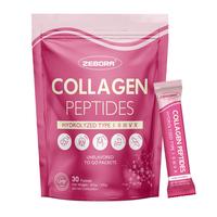 ZEBORA Collagen Peptides Powders - Support Skin Hair Nail Joints & Gut Health - 30 Stick Packs Nutrition Healthcare Supplemen...