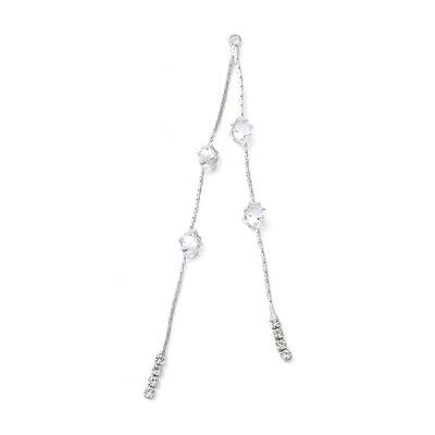 Brass Micro Pave Cubic Zirconia Big Pendants