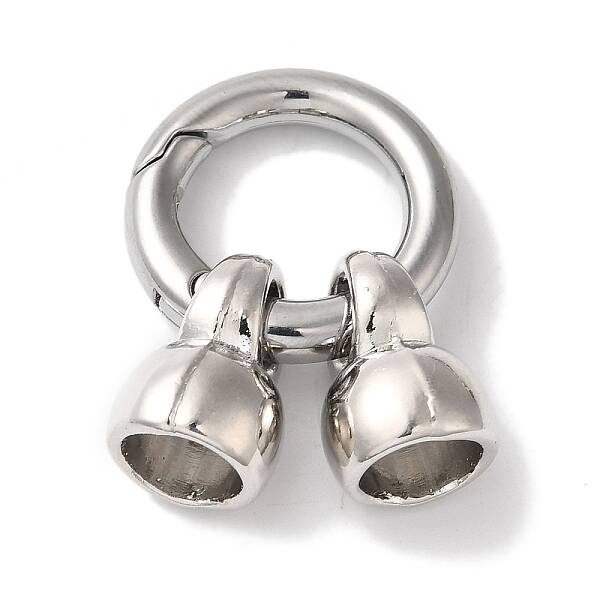 Ring Rack Plating Brass Spring Gate Rings