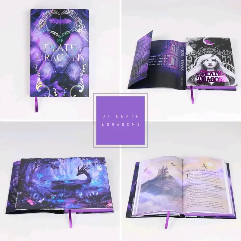 Of Death and Dragons Special Edition Hardback Color Interior