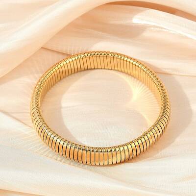 304 Stainless Steel Flat Snake Chain Bracelet