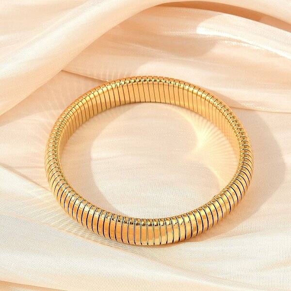 304 Stainless Steel Flat Snake Chain Bracelet