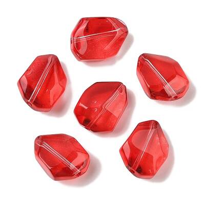 Transparent Spray Paint Glass Beads