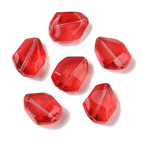 Transparent Spray Paint Glass Beads