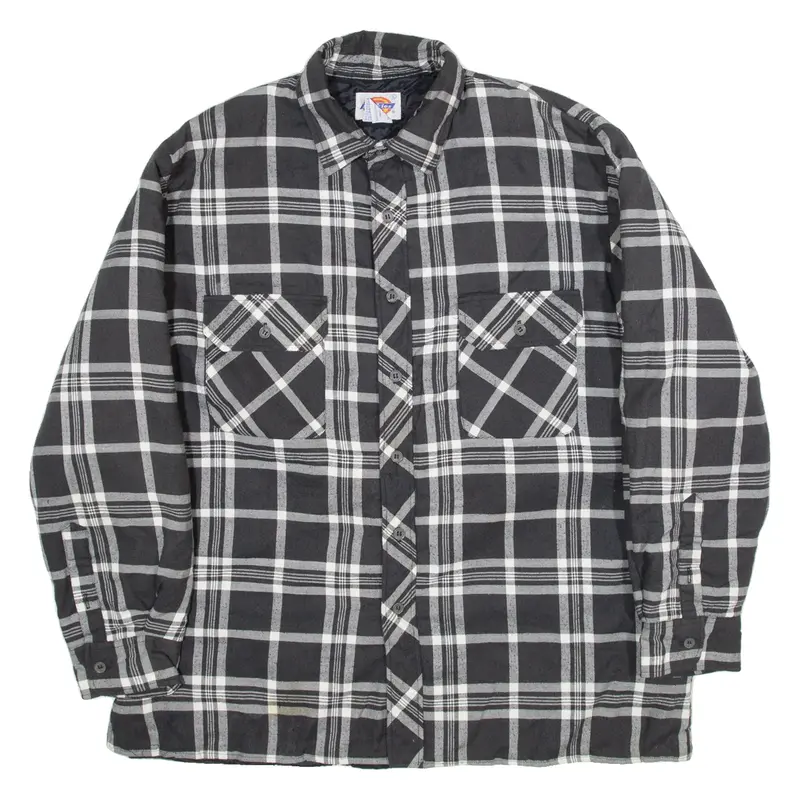 DICKIES Insulated Mens Jacket Black Check L