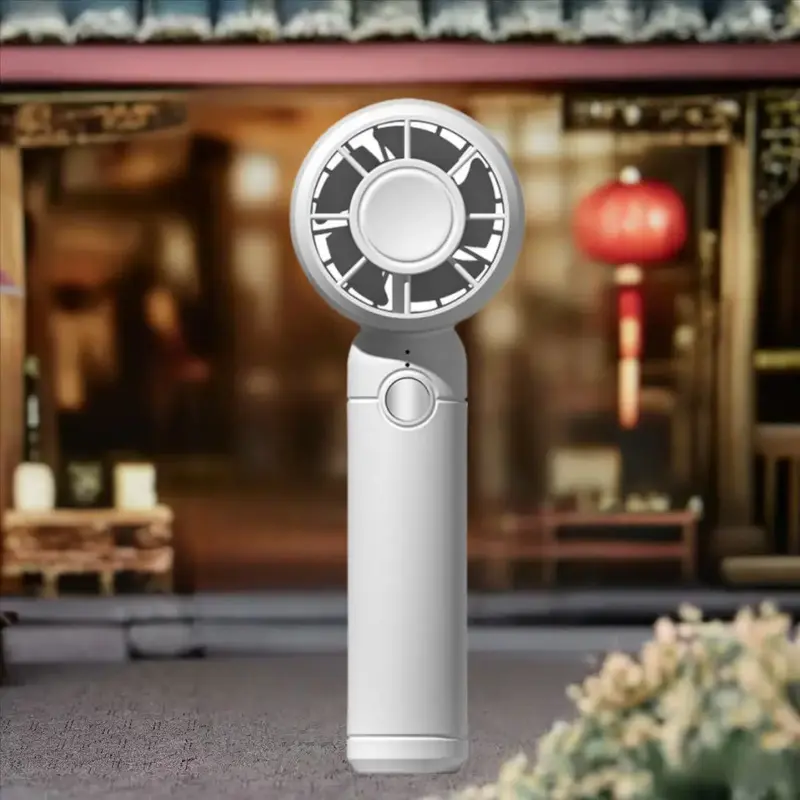 2025 handheld fan, small portable electric fan, portable folding ice cooling fan, suitable for students in class, silent, USB