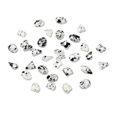 Spot Pattern Resin Cabochons