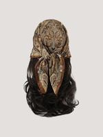 Boho Style Paisley Pattern Square Scarf, Vintage Style Headscarf for Women, Fashion Accessories for Daily Wear, Casual Soft S...