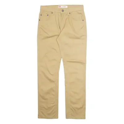 LEVI'S 511 Boys Trousers Beige Regular Tapered W27 L29