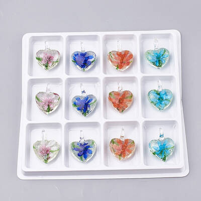 Luminous Handmade Lampwork Pendants