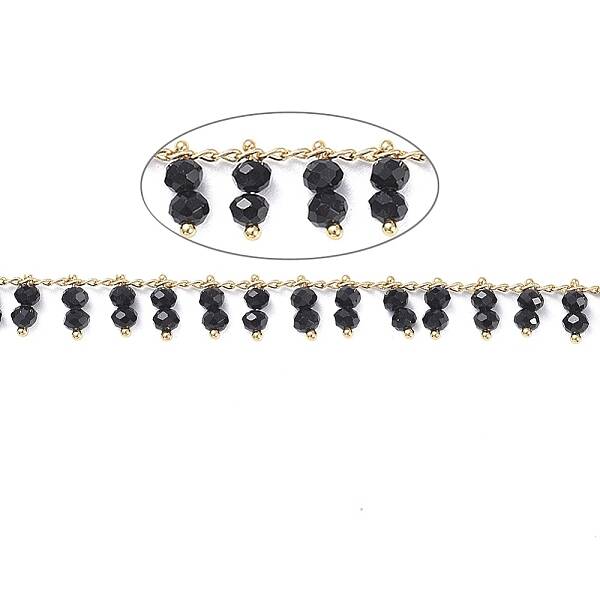 3.28 Feet Handmade Glass Beaded Chains