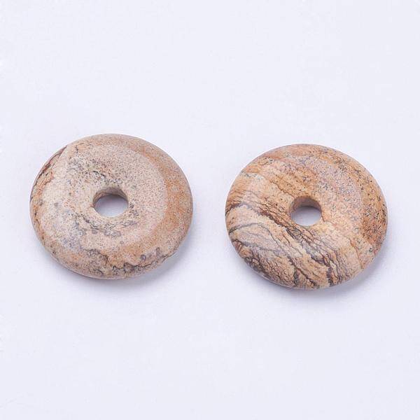 Natural Picture Jasper Pendants
