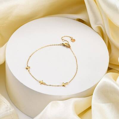 304 Stainless Steel Cable Chains Link Bracelets