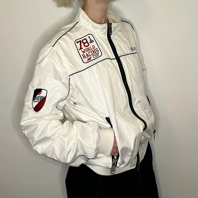 Deb Industrial Dept De Blasio Jacket - Large White Polyester