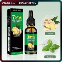 ​​JAYSUING 7-Day Nail Fungus Treatment & Nail Growth Serum | Ginger Foot Spray & Plant Essential Oil Essence for Day Nail...