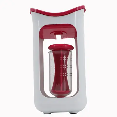 Home Kitchen Fruit Puree Squeezer | Color: Red