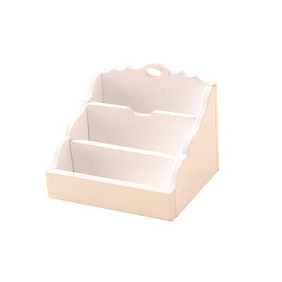 Wood Magazine Paper Rack Mini Model