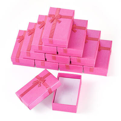 Cardboard Jewelry Storage Gift Boxes for Earrings Rings