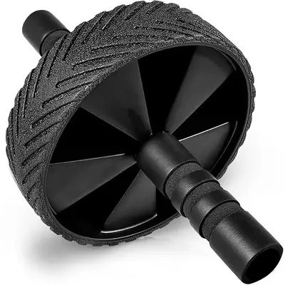 Ab Roller Wheel with Non-slip Handle, Portable Ab Workout Equipment, Home Gym Fitness Equipment, Exercise Wheel for Men & Wom...