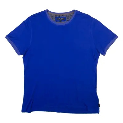 TED BAKER Mens T-Shirt Blue L