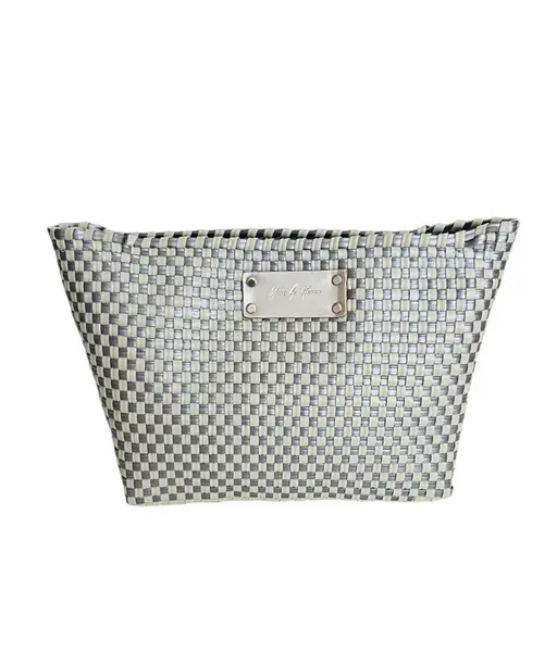 Bella Clutch Purse - Silver Mixed