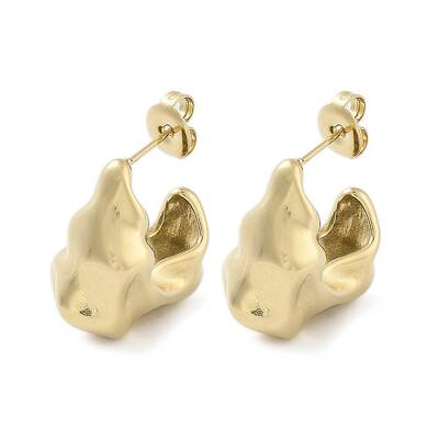 Ion Plating(IP) 304 Stainless Steel Stud Earrings