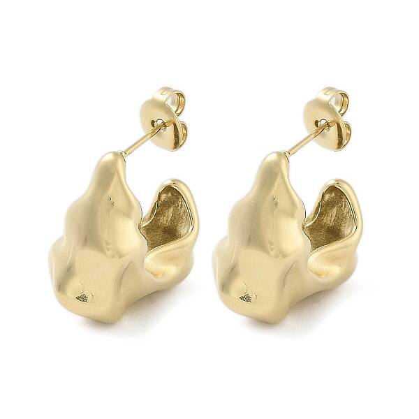 Ion Plating(IP) 304 Stainless Steel Stud Earrings