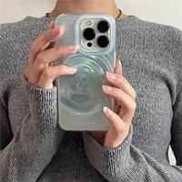 Mixed Color Swirl Pattern Phone Case, Decorative Phone Protector Cover, Cellphone Accessories Compatible with iPhone 11 12 13...
