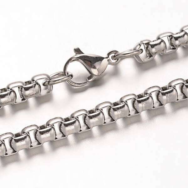 Non-Tarnish 304 Stainless Steel Box Chains Necklaces